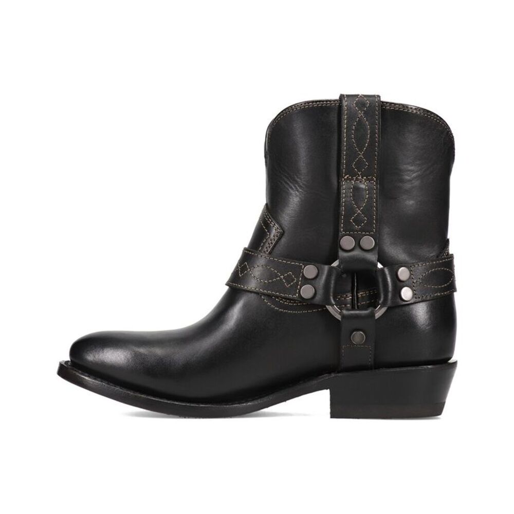 Frye Billy Harness Leather Bootie, Black - Picture 2 of 5